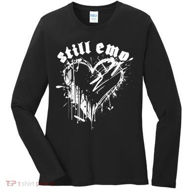 Emo Rock Still Emo 2000s Emo Ska Pop Punk Band Music Women's Long Sleeve Shirt