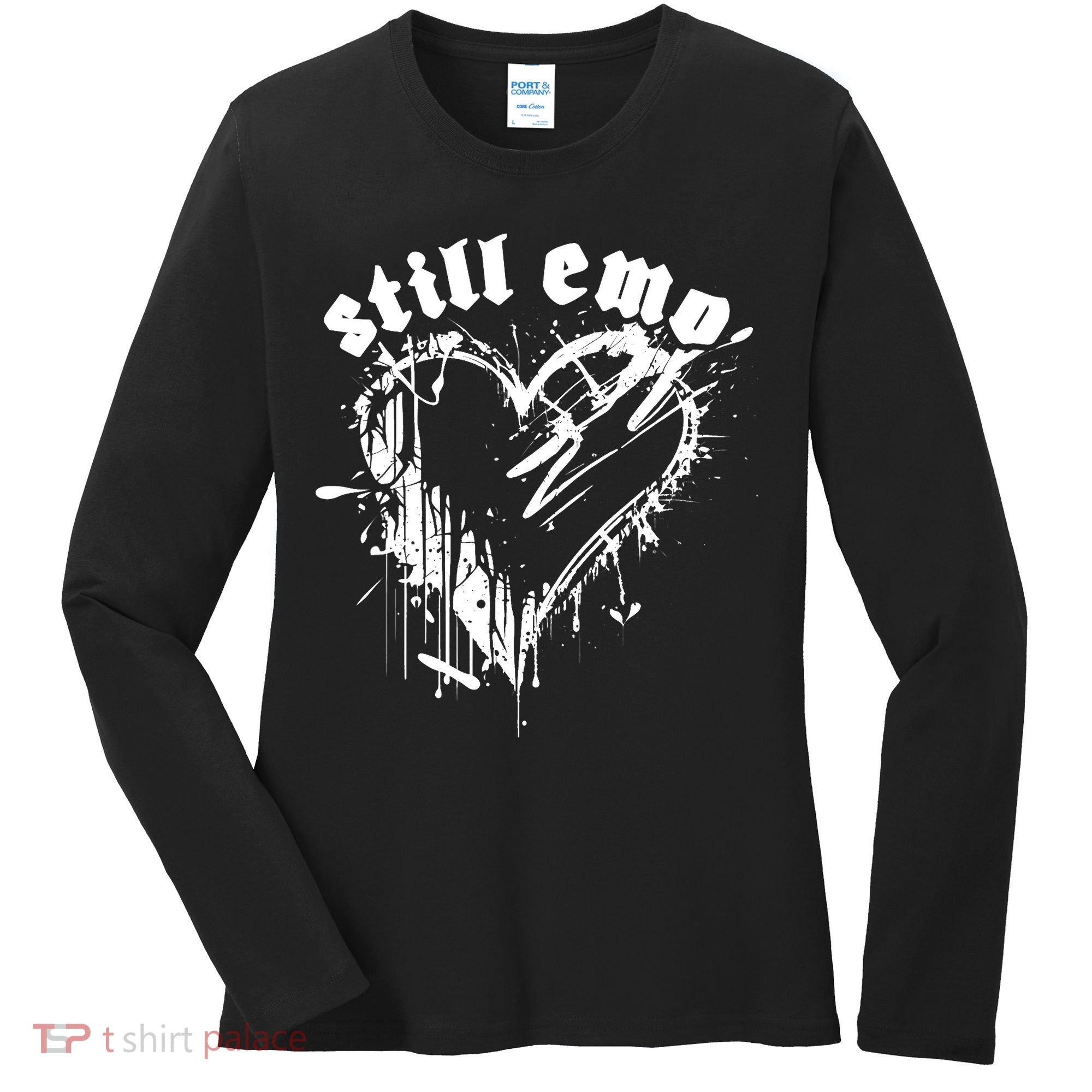 Emo Rock Still Emo 2000s Emo Ska Pop Punk Band Music Women's Long Sleeve Shirt