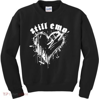 Emo Rock Still Emo 2000s Emo Ska Pop Punk Band Music Kids Sweatshirt