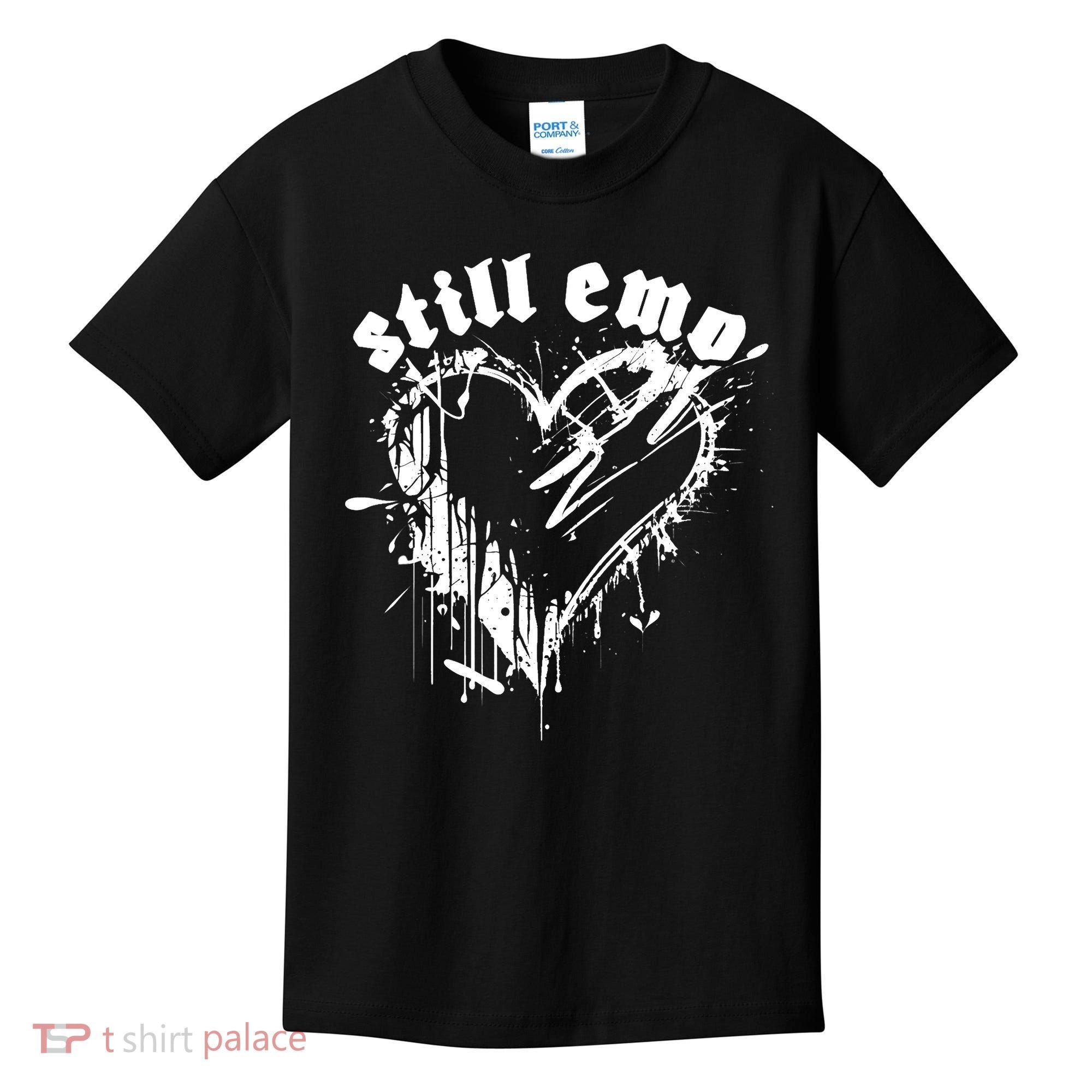 Emo Rock Still Emo 2000s Emo Ska Pop Punk Band Music Kids T-Shirt