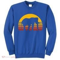 Elephant Retro Sunset Elephant Gift Sweatshirt thumb 0