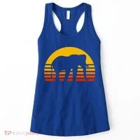 Elephant Retro Sunset Elephant Gift Women's Tank Top thumb 0