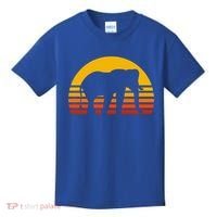 Elephant Retro Sunset Elephant Gift Kids T-Shirt thumb 0
