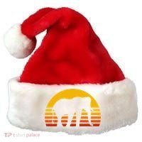 Elephant Retro Sunset Elephant Gift Santa Hat thumb 0