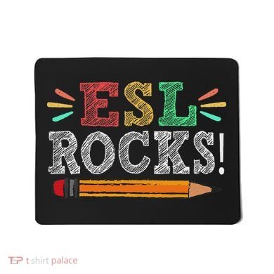 Esl Rocks Teacher Students Funny Back To School Mousepad