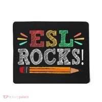 Esl Rocks Teacher Students Funny Back To School Mousepad thumb 0