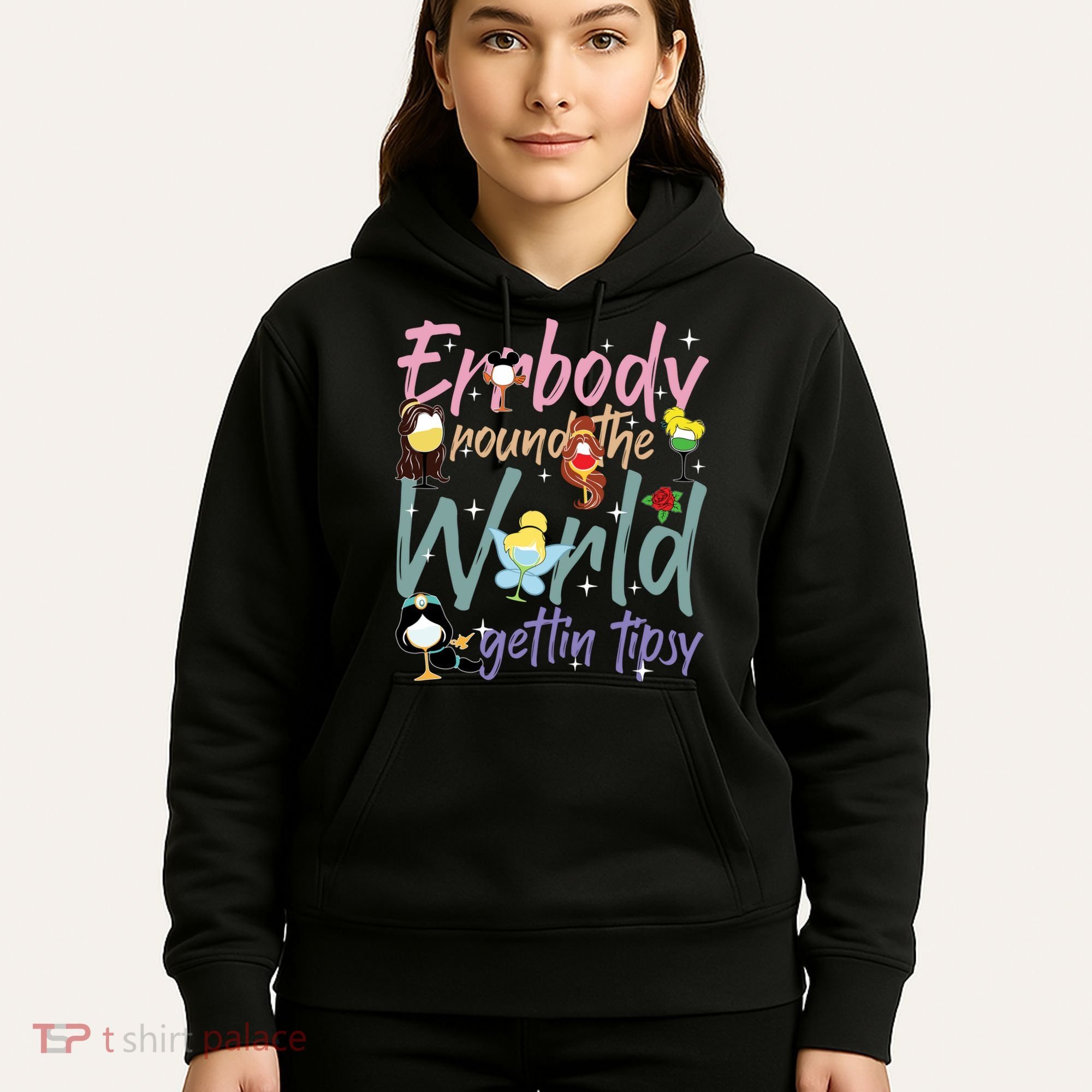 Errbody Round The World Gettin Tipsy Drinking Around The World Hoodie