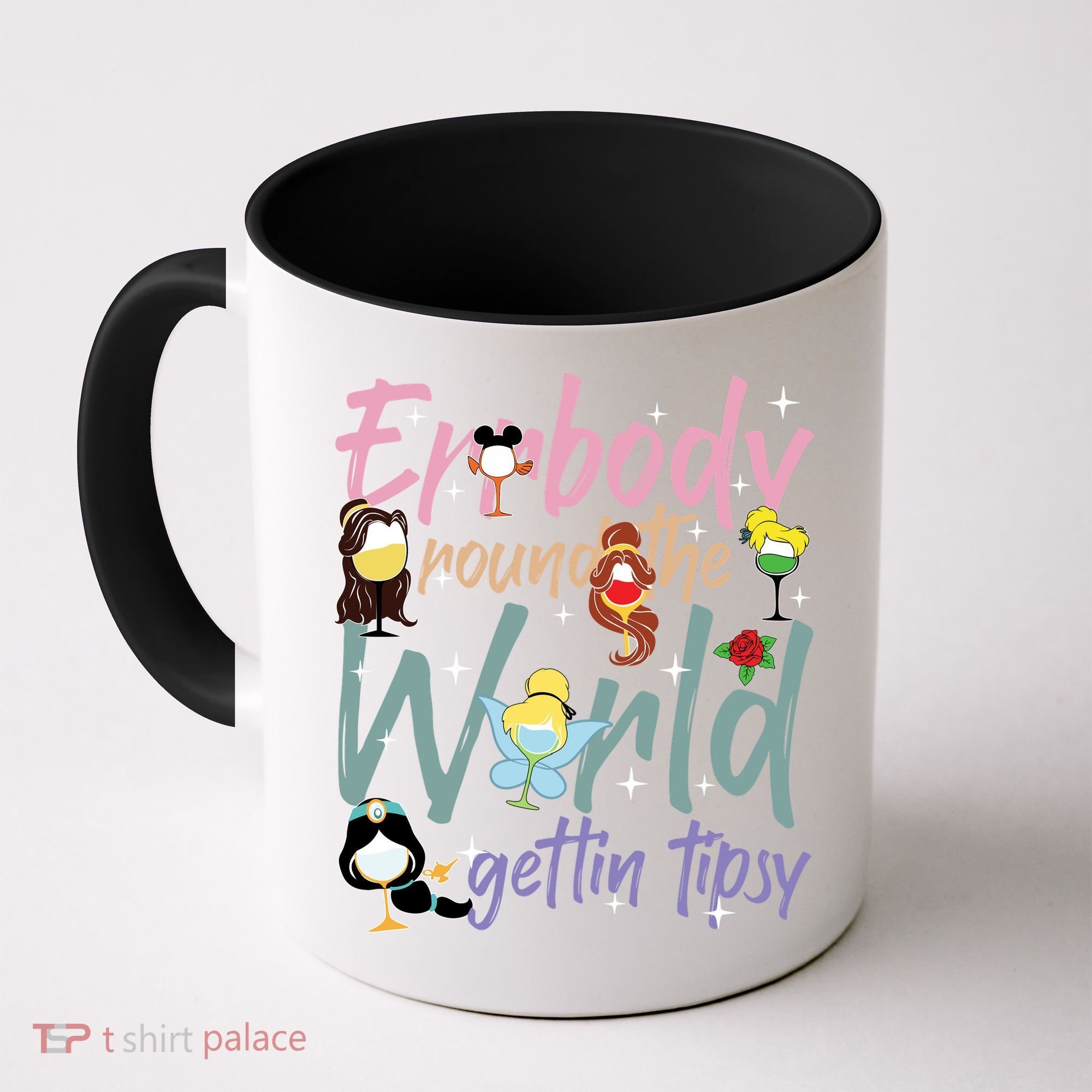 Errbody Round The World Gettin Tipsy Drinking Around The World Coffee Mug