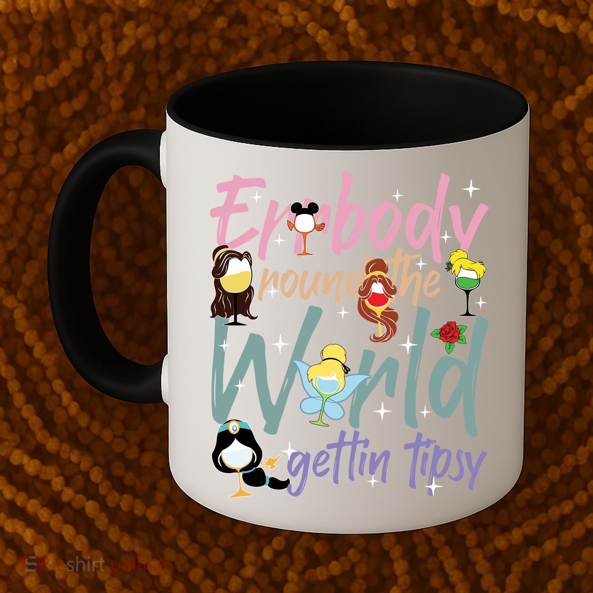 Errbody Round The World Gettin Tipsy Drinking Around The World Coffee Mug