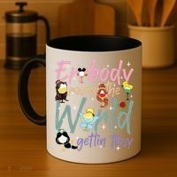 Errbody Round The World Gettin Tipsy Drinking Around The World Coffee Mug thumb 4
