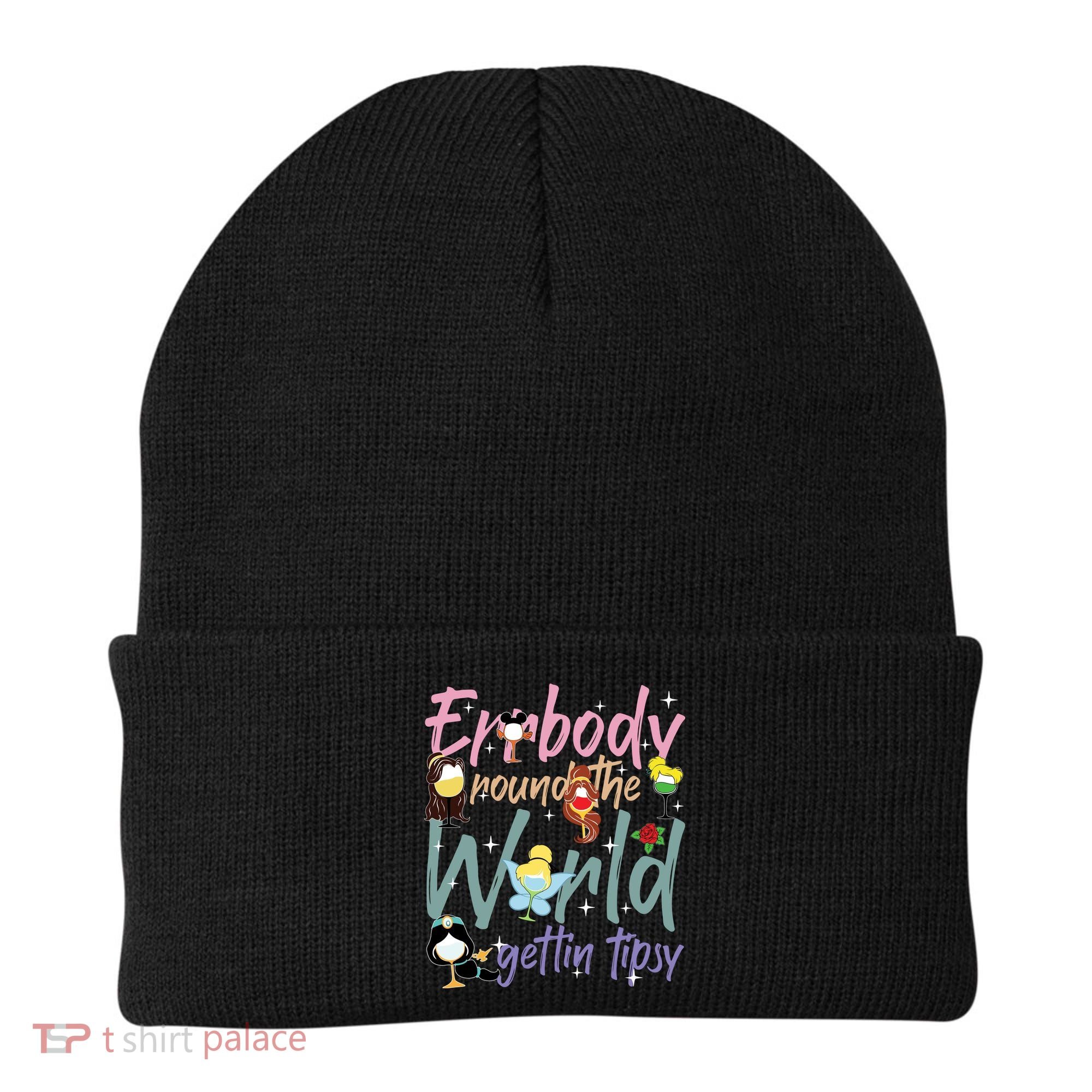 Errbody Round The World Gettin Tipsy Drinking Around The World Beanie
