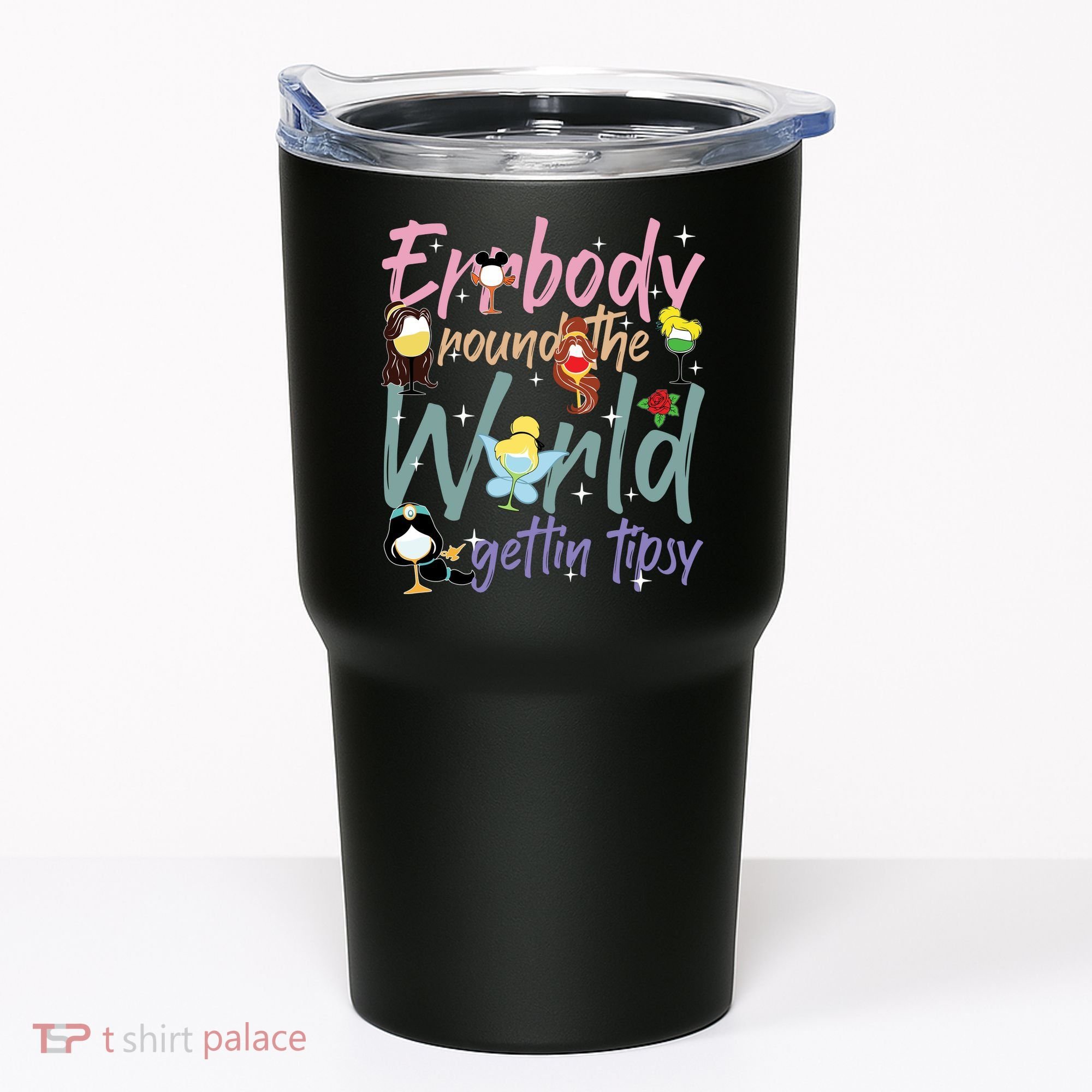 Errbody Round The World Gettin Tipsy Drinking Around The World Tumbler