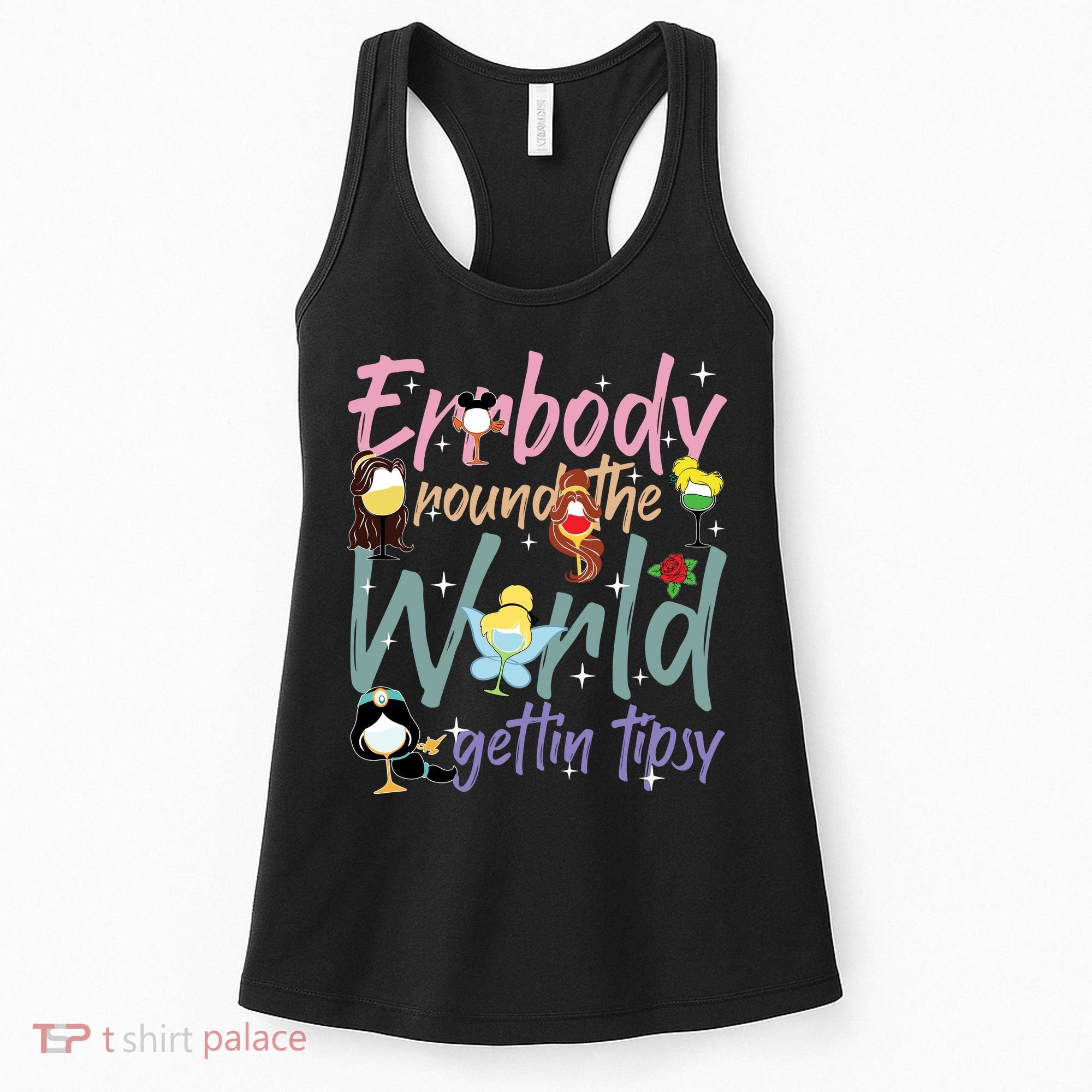 Errbody Round The World Gettin Tipsy Drinking Around The World Women's Tank Top