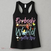 Errbody Round The World Gettin Tipsy Drinking Around The World Women's Tank Top thumb 3