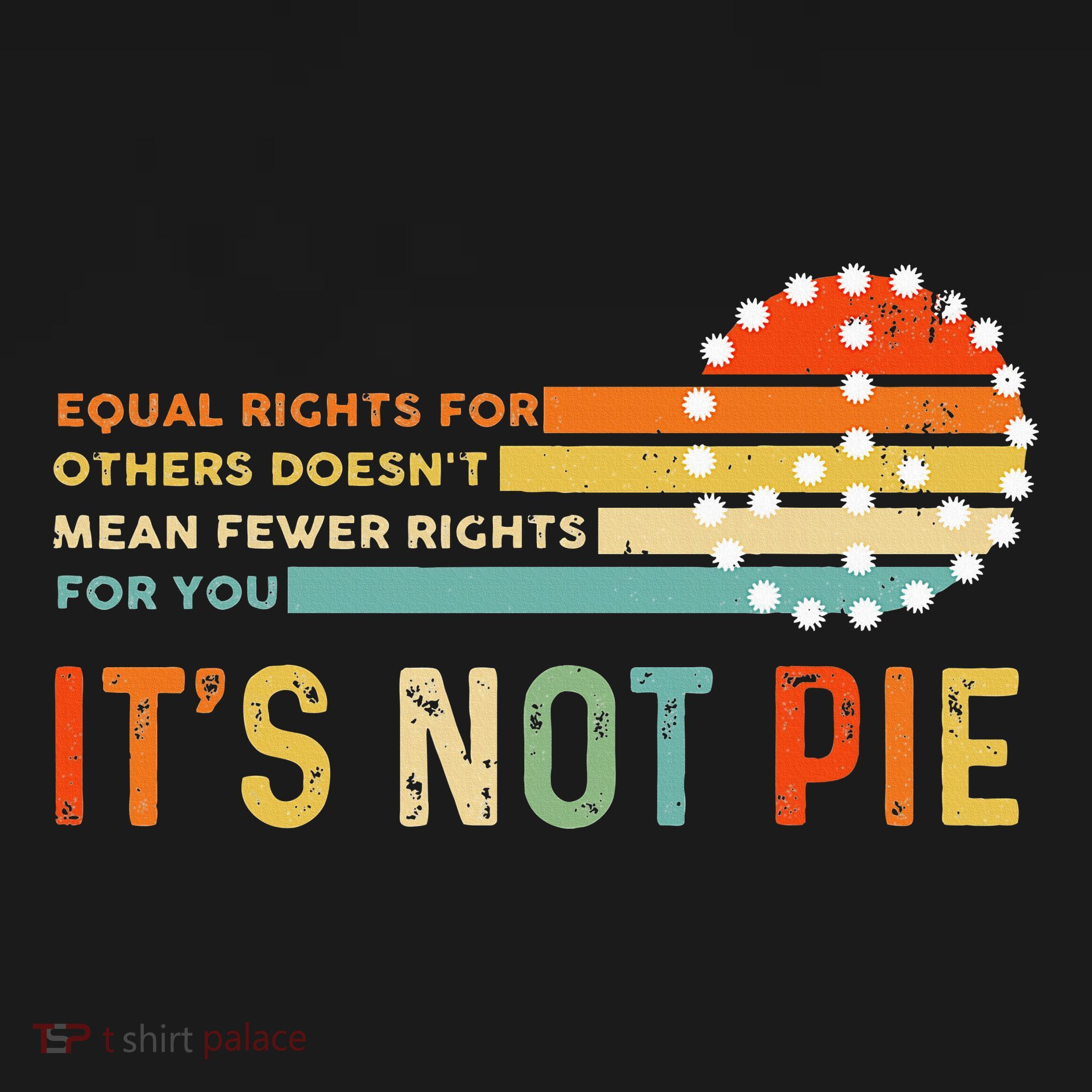 Equal Rights Vintage It’S Not Pie T-Shirt