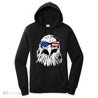 Eagle Sunglasses 4th Of July American Flag Women's Hoodie thumb 0