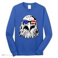 Eagle Sunglasses 4th Of July American Flag Long Sleeve Shirt thumb 0