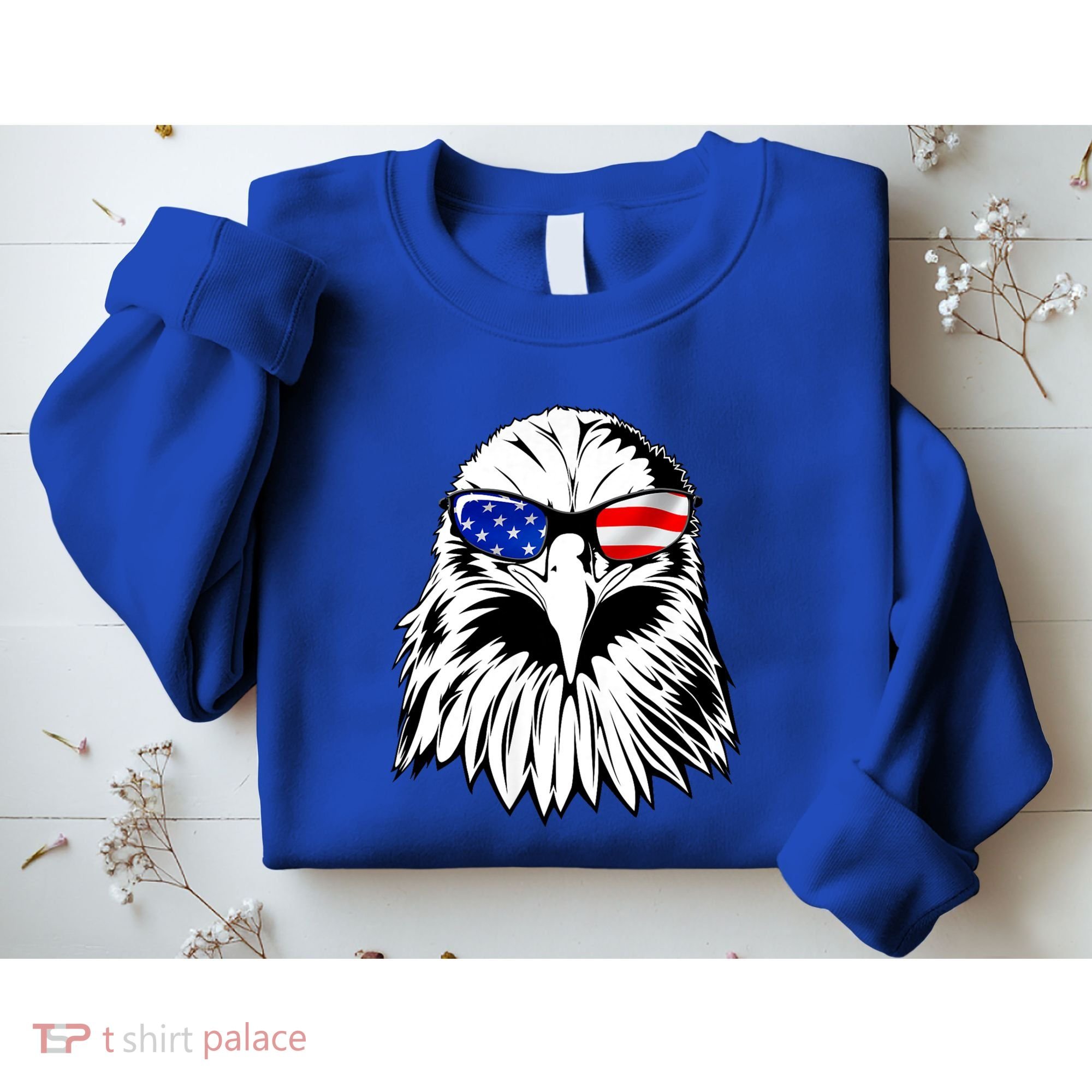 Eagle Sunglasses 4th Of July American Flag Sweatshirt