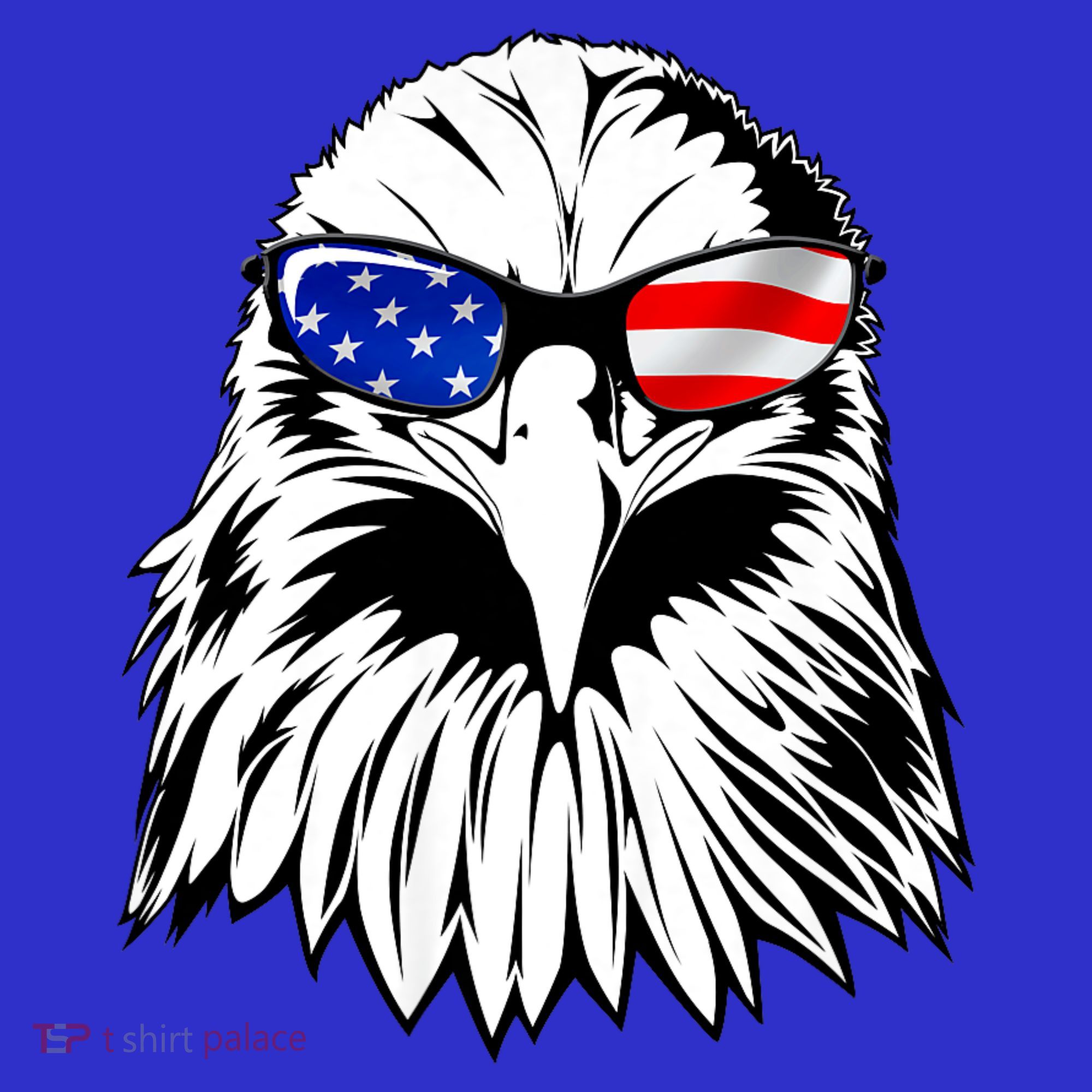 Eagle Sunglasses 4th Of July American Flag Women's Tank Top