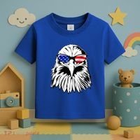 Eagle Sunglasses 4th Of July American Flag Toddler T-Shirt thumb 3