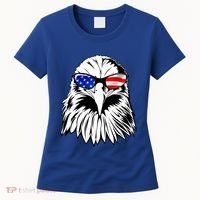 Eagle Sunglasses 4th Of July American Flag Women's T-Shirt thumb 0