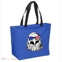 Eagle Sunglasses 4th Of July American Flag Tote Bag thumb 2