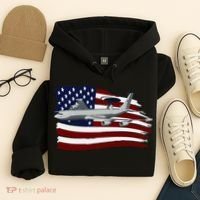 E3 Sentry Awacs Plane Us Flag Usa Hoodie thumb 4