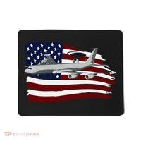 E3 Sentry Awacs Plane Us Flag Usa Mousepad thumb 0