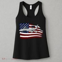 E3 Sentry Awacs Plane Us Flag Usa Women's Tank Top thumb 3