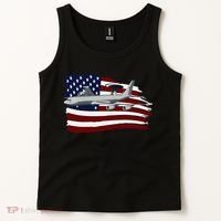E3 Sentry Awacs Plane Us Flag Usa Tank Top thumb 2