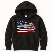 E3 Sentry Awacs Plane Us Flag Usa Kids Hoodie thumb 0