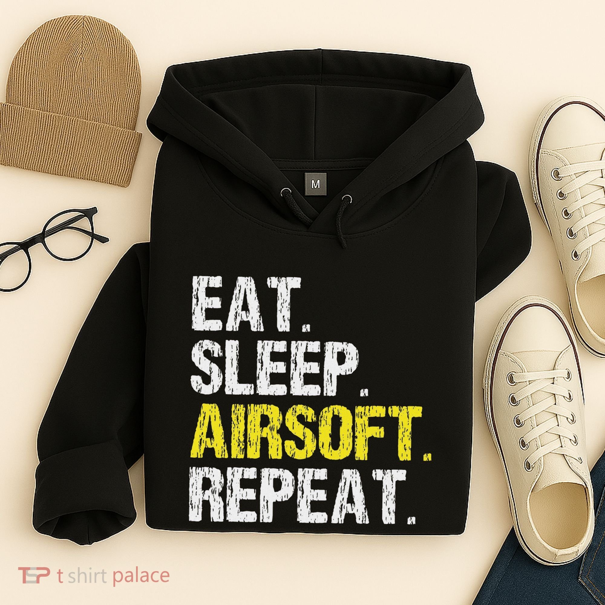 Eat Sleep Airsoft Repeat Air Soft Cool Hoodie