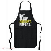 Eat Sleep Airsoft Repeat Air Soft Cool Apron thumb 0