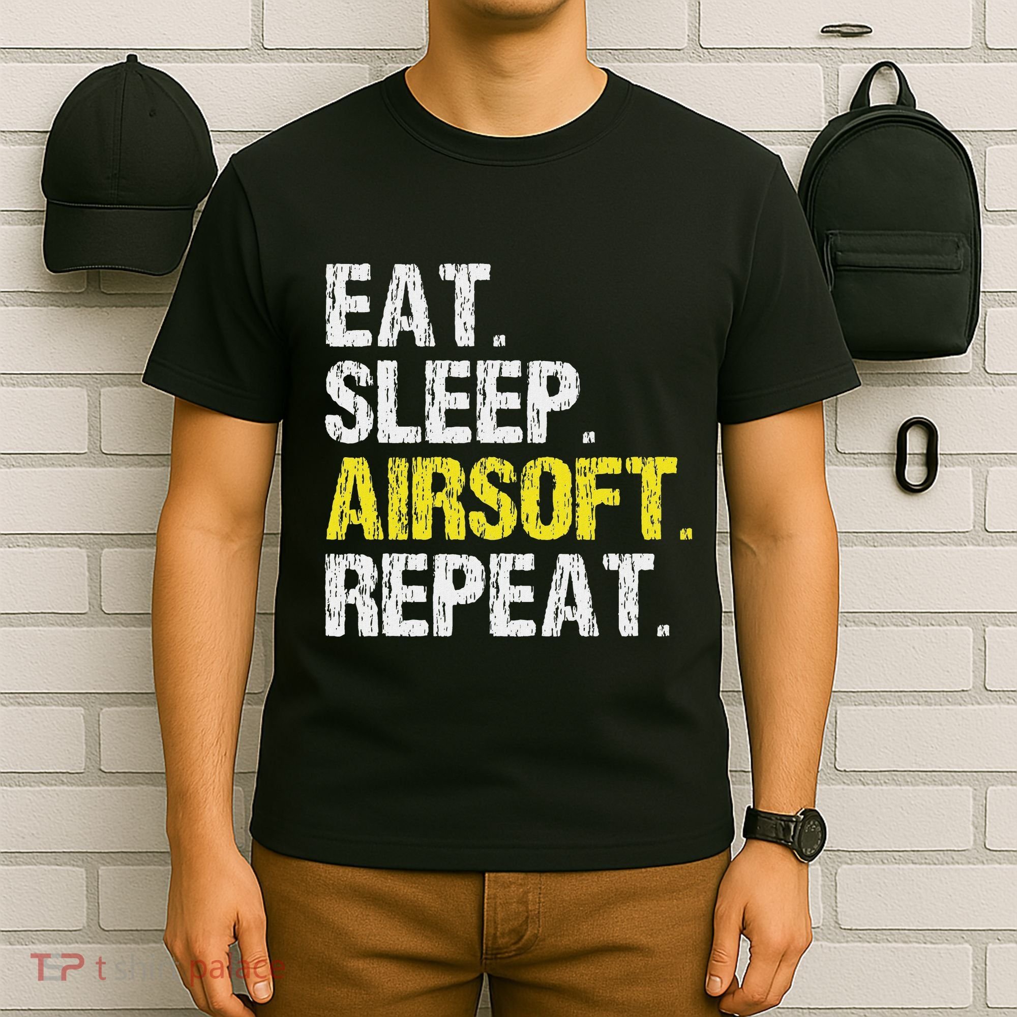 Eat Sleep Airsoft Repeat Air Soft Cool T-Shirt