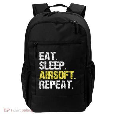 Eat Sleep Airsoft Repeat Air Soft Cool Backpack
