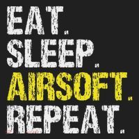 Eat Sleep Airsoft Repeat Air Soft Cool Beanie thumb 2
