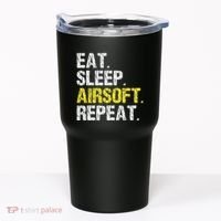 Eat Sleep Airsoft Repeat Air Soft Cool Tumbler thumb 0