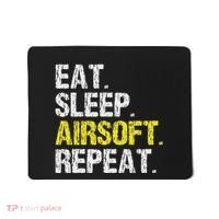 Eat Sleep Airsoft Repeat Air Soft Cool Mousepad thumb 0