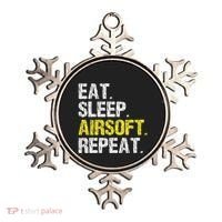 Eat Sleep Airsoft Repeat Air Soft Cool Ornament thumb 0