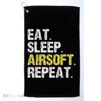Eat Sleep Airsoft Repeat Air Soft Cool Golf Towel thumb 0