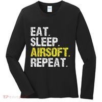 Eat Sleep Airsoft Repeat Air Soft Cool Women's Long Sleeve Shirt thumb 0