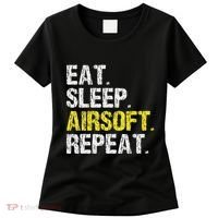 Eat Sleep Airsoft Repeat Air Soft Cool Women's T-Shirt thumb 0
