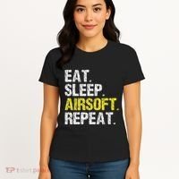 Eat Sleep Airsoft Repeat Air Soft Cool Women's T-Shirt thumb 4