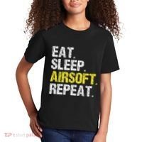 Eat Sleep Airsoft Repeat Air Soft Cool Kids T-Shirt thumb 2