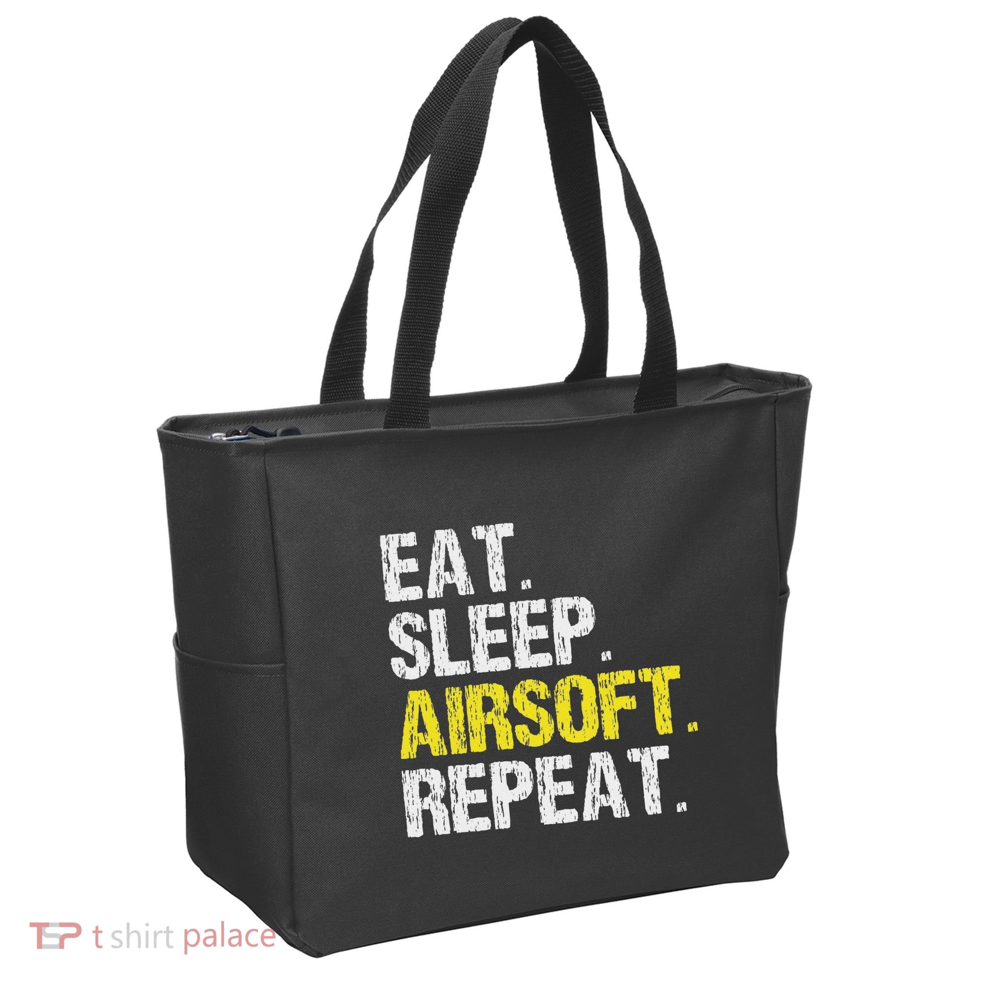Eat Sleep Airsoft Repeat Air Soft Cool Tote Bag