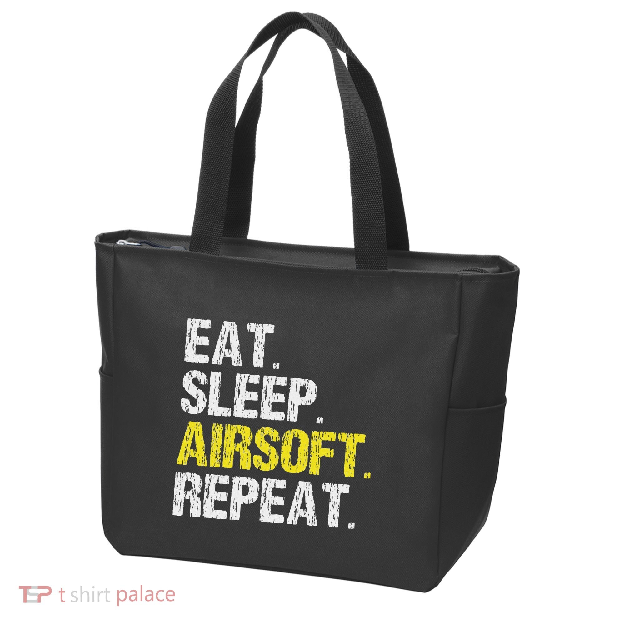 Eat Sleep Airsoft Repeat Air Soft Cool Tote Bag