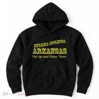 Eureka Springs Arkansas Up And Down Town Souvenir Hoodie thumb 0