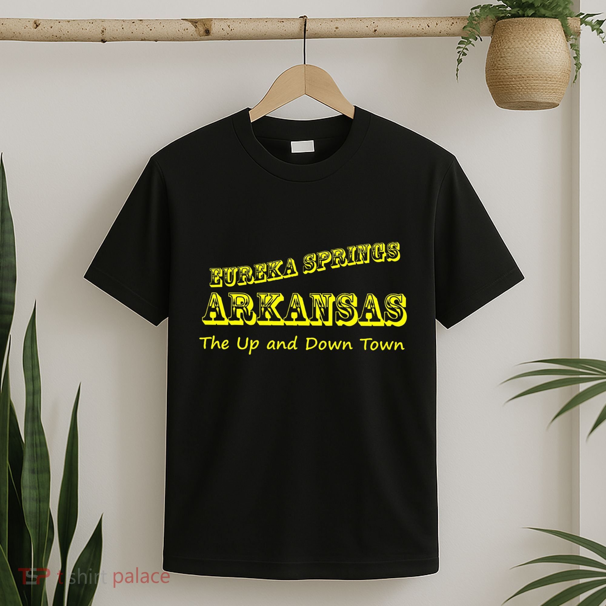 Eureka Springs Arkansas Up And Down Town Souvenir T-Shirt