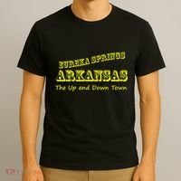 Eureka Springs Arkansas Up And Down Town Souvenir T-Shirt thumb 3