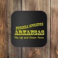 Eureka Springs Arkansas Up And Down Town Souvenir Coaster thumb 0